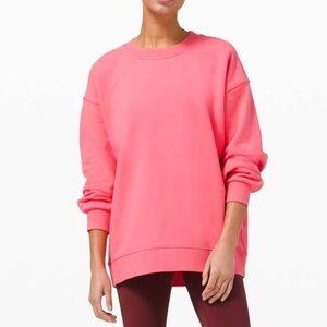 $108 Lululemon Perfectly Oversized Crew
Guava Pink